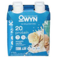 OWYN Protein Shake, Smooth Vanilla, Non-Dairy, 4 Pack - 4 Each 