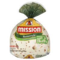 Mission Tortillas, Flour, Homestyle - 24 Each