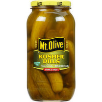 Mt Olive Pickles, Kosher Dills - 80 Fluid ounce 