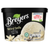 Breyers Ice Cream, Natural Vanilla - 1.5 Quart 