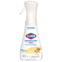 Clorox Disinfecting Mist, Lemongrass Mandarin, Multi-Surface - 16 Fluid ounce