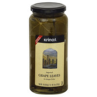 Krinos Grape Leaves, Imported, in Vinegar Brine - 1 Pound 