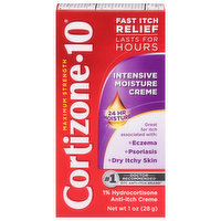 Cortizone-10 Anti-Itch Creme, Maximum Strength, Intensive Moisture Creme - 1 Ounce 