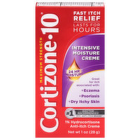 Cortizone-10 Anti-Itch Creme, Maximum Strength, Intensive Moisture Creme - 1 Ounce