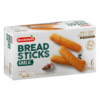 Brookshire's Bread Sticks, Garlic - 6 Each