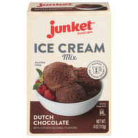 Junket Ice Cream Mix, Dutch Chocolate - 4 Ounce 