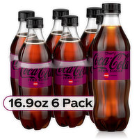 Coca-Cola Cola, Zero Sugar, Cherry - 6 Each