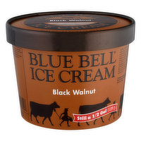 Blue Bell Ice Cream, Black Walnut - 0.5 Gallon 