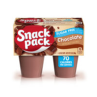 Snack Pack Sugar Free Chocolate Flavored Pudding