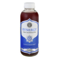 GTs Kombucha, Raw, Gingerberry - 16 Ounce 