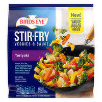 Birds Eye Veggies & Sauce, Teriyaki, Stir-Fry - 15 Ounce