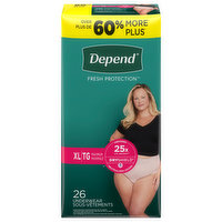 Depend Underwear, Skinguard, Maximum, 2 Colors, L-XL 12 ea