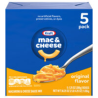 Kraft Mac & Cheese, Original Flavor, 5 Pack