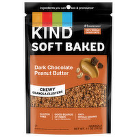 Kind Granola Clusters, Dark Chocolate Peanut Butter, Chewy, Soft Baked - 11 Ounce 