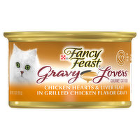Fancy Feast Gravy Wet Cat Food, Gravy Lovers Chicken Hearts & Liver Feast