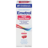 Emetrol Rapid Nausea Relief, Non-Drowsy, Cherry Flavor - 4 Fluid ounce