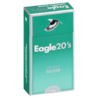 Eagle 20s Cigarettes, Class A, Menthol Silver 100s - 20 Each 
