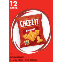 Cheez-It Baked Snack Crackers, Original, 12 Packs