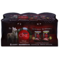 Purina One Natural Gravy Wet Dog Food Variety Pack, SmartBlend True Instinct Tender Cuts - 4.88 Pound 