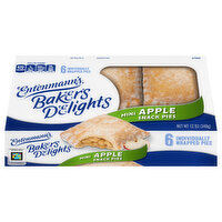 Entenmann's Snack Pies, Apple, Mini - 6 Each 