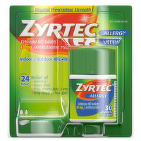 Zyrtec Allergy, Indoor & Outdoor, Original Prescription Strength, 10 mg, Tablets - 30 Each 