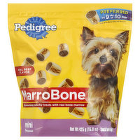 Pedigree Snacks for Dogs, Toy/Small, Real Beef Flavor, Mini - 15 Ounce 