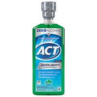 ACT Fluoride Mouthwash, Mint, Anticavity - 18 Ounce 