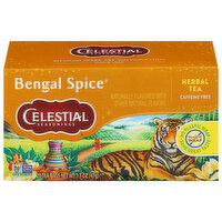 Celestial Seasonings Herbal Tea, Caffeine Free, Bengal Spice, Tea Bags - 20 Each 