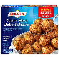 Birds Eye Baby Potatoes, Garlic Herb, Family Size - 20.5 Ounce 