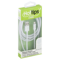 Hottips Cable, Premium, Charge & Sync, Braided - 1 Each 