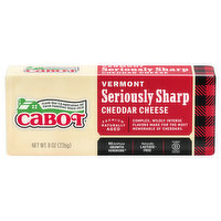 Cabot Seriously Sharp Cheddar Cheese - 8 Ounce 