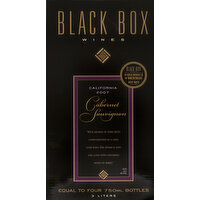 Black Box Cabernet Sauvignon, California, 2007 - 3 Litre 