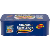 Armour Vienna Sausage, Barbecue Flavored, 6 Pack