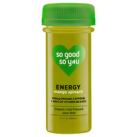 So Good So You Juice Shot, Energy, Mango Spinach - 1.7 Fluid ounce 