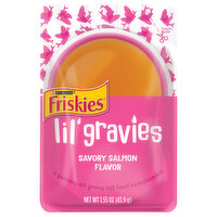 Friskies Cat Food, Savory Salmon Flavor, Lil Gravies - 1.55 Ounce 