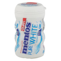 Mentos Gum, Sugar Free, Sweet Mint, Pure White