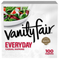 Vanity Fair Napkins, Casual, Everyday, 2-Ply - 100 Each