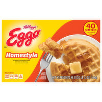 Eggo Waffles, Homestyle - 40 Each