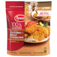 Tyson Tyson Fully Cooked Southern Style Chicken Breast Tenderloins, 25 oz (Frozen) - 25 Ounce 