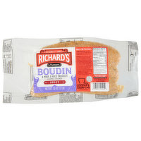 Richard's Boudin, Spicy, Premium - 16 Ounce 