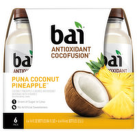 Bai Antioxidant Beverage, Puna Coconut Pineapple - 6 Each 