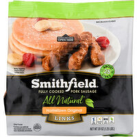 Smithfield Pork Sausage Links, All Natural, Hometown Original