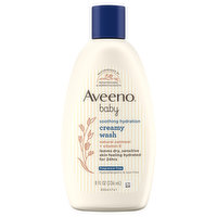 Aveeno Creamy Wash, Soothing Hydration - 8 Fluid ounce