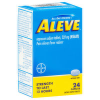 Aleve Pain Reliever/Fever Reducer, 220 mg, Caplets