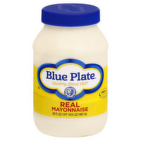 Blue Plate Mayonnaise, Real - 30 Ounce