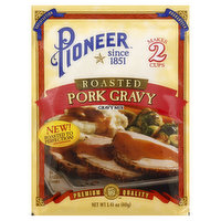 Pioneer Gravy Mix, Pork Gravy, Roasted - 1.41 Ounce 