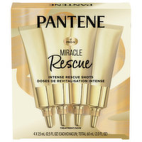 Pantene Treatment, Intense Rescue Shots, Miracle Rescue - 4 Each 