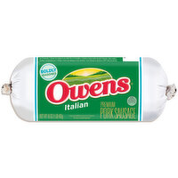 Owens Pork Sausage, Premium, Italian
