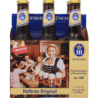 Hofbrau Munchen Beer, Hofbrau Original, 6 Pack - 6 Each 