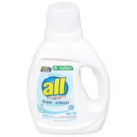 all Detergent, Free Clear - 36 Fluid ounce